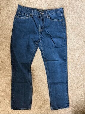 Banana Republic Men's Relaxed Dark Blue Jeans